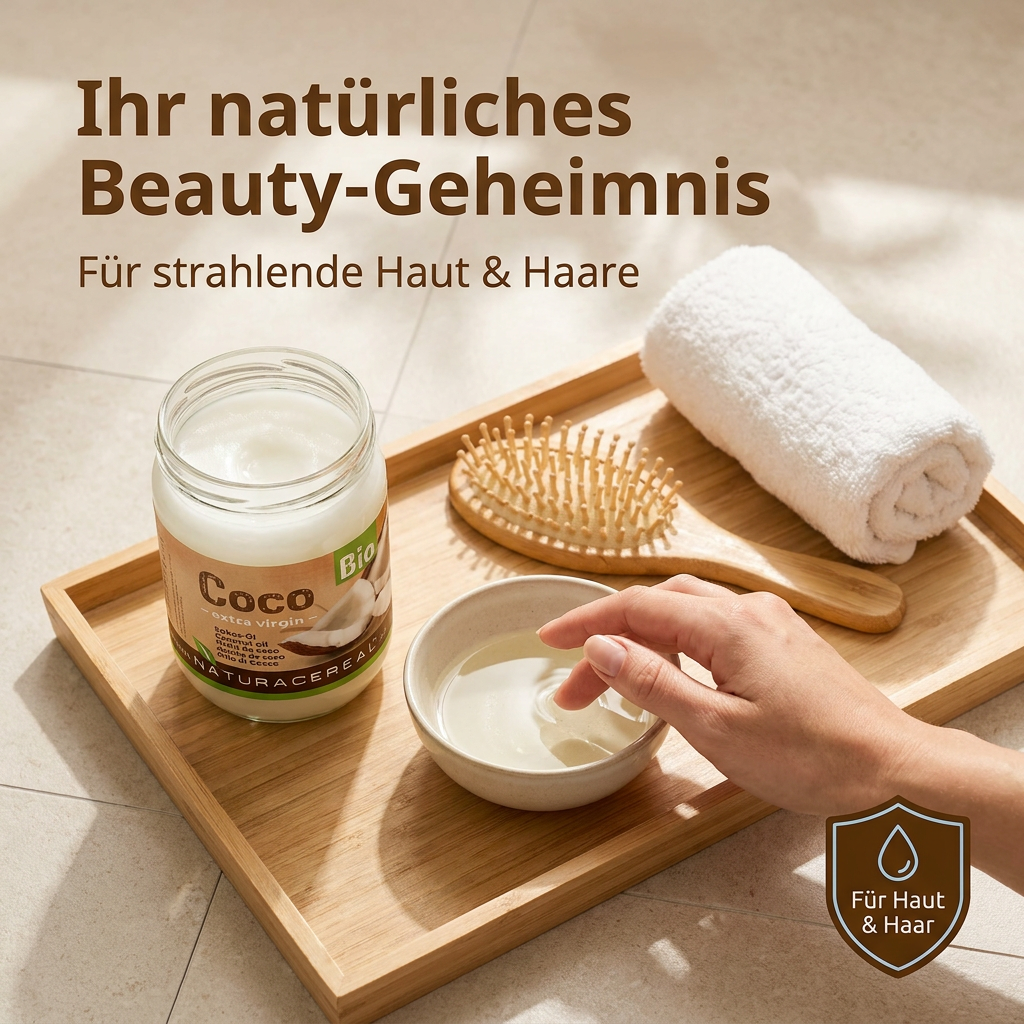 Nativ und unraffiniert: Naturacereal Bio Kokosöl 500ml in Rohkostqualität