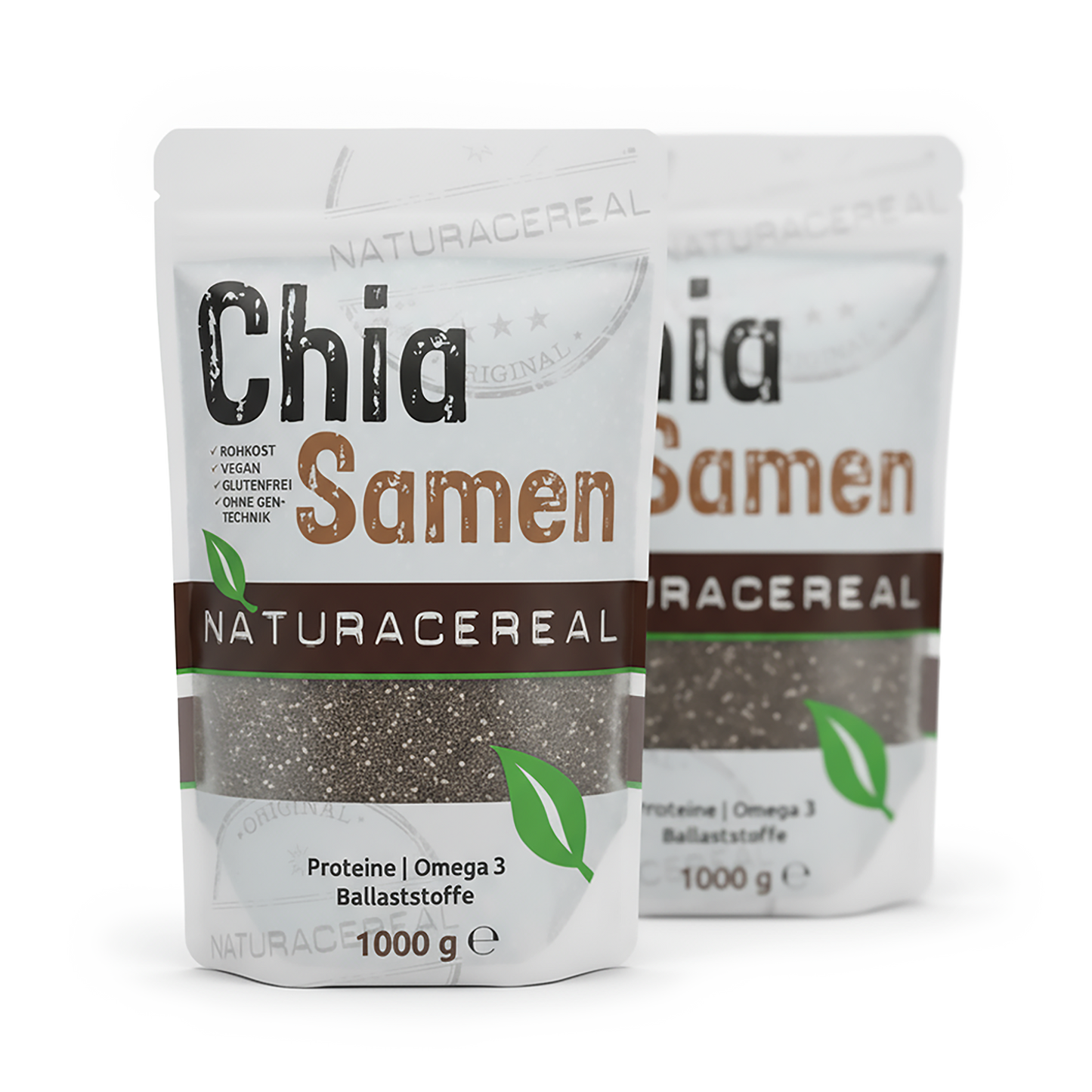 Chia Samen 2kg Vorratspack von Naturacereal für Familien und Vielanwender
