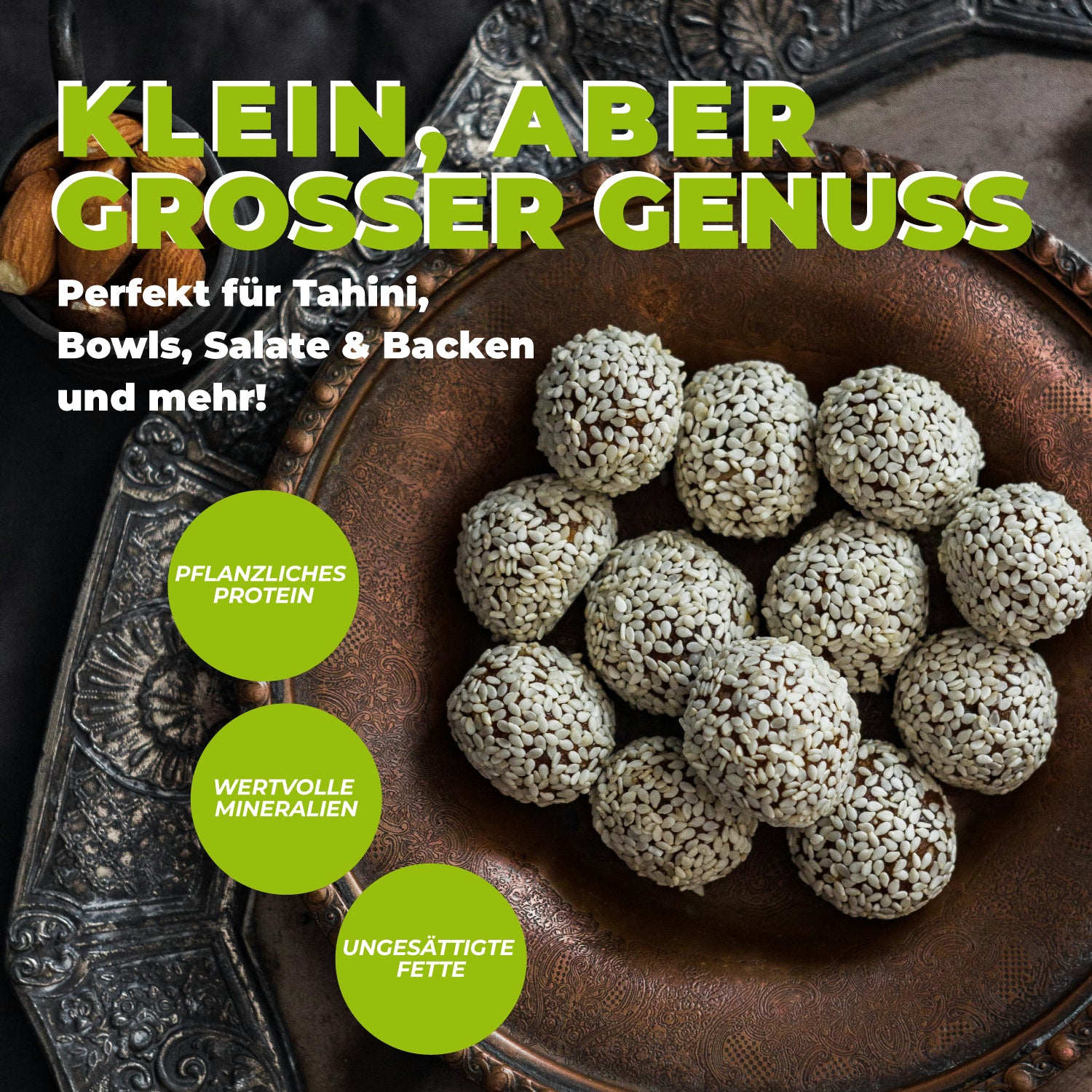 Sesam natur 500g für Küche, Backen und vielseitige Toppings